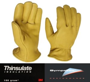 Heavy Elkskin Cold Weather Waterproof Leather Work Glove