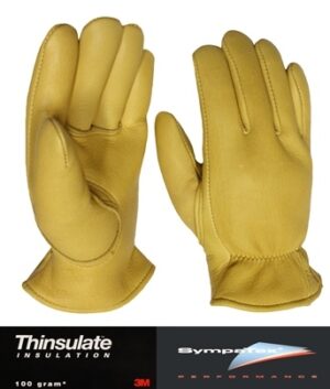Elkskin Cold Weather Waterproof Leather Work Glove