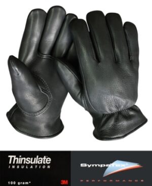 Cold Weather and Waterproof Deerskin Leather Motorcycle Glove