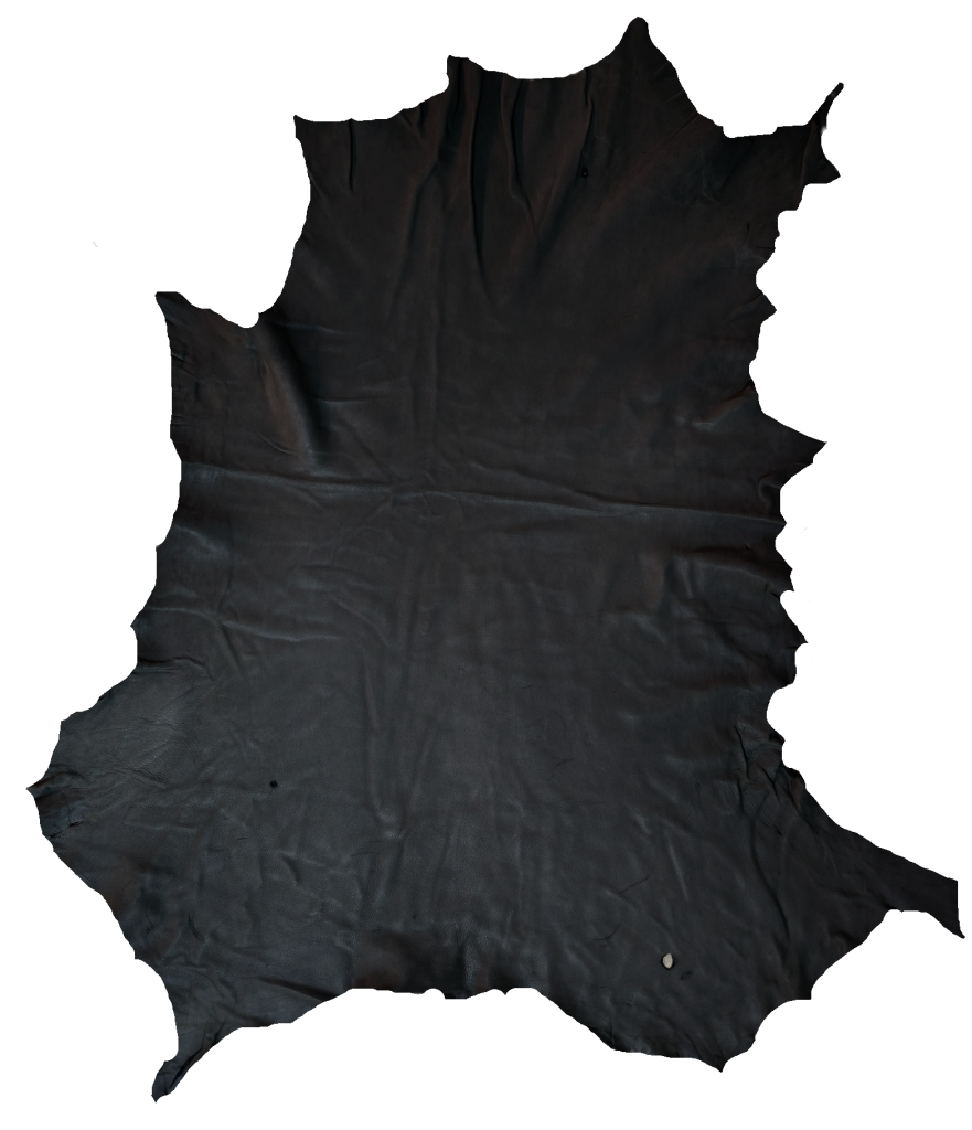 Deerskin leather hide black jrc glove